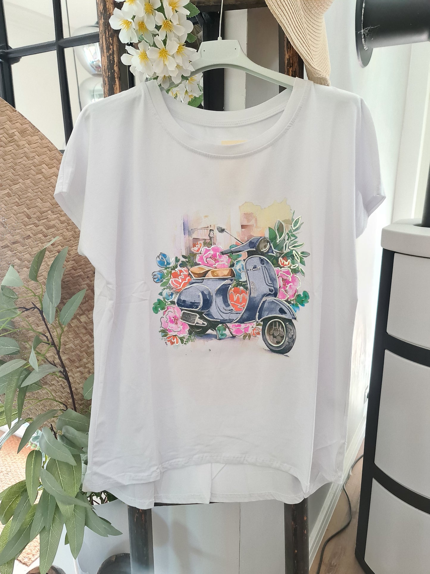 T-Shirt Roller blau