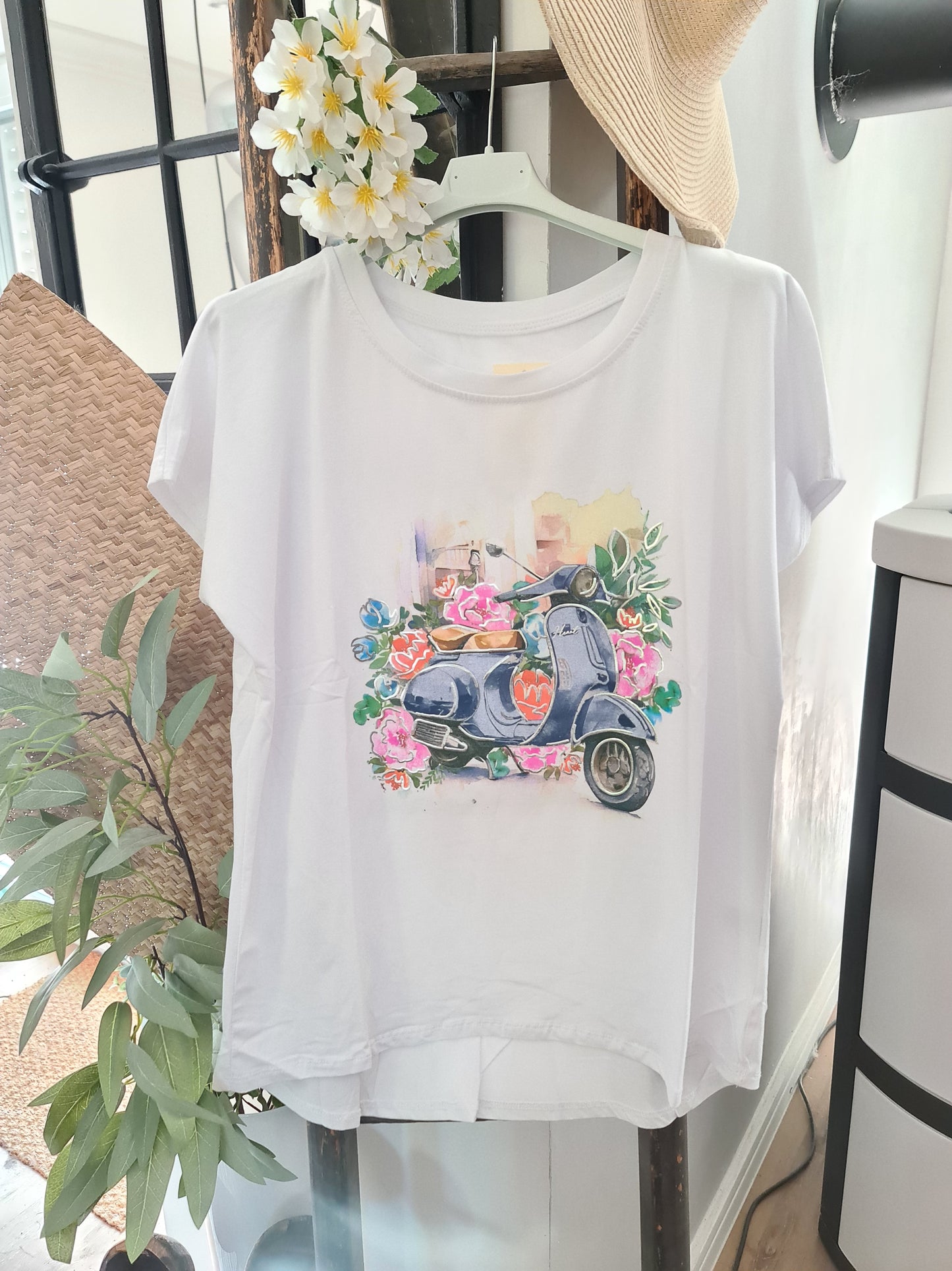 T-Shirt Roller blau