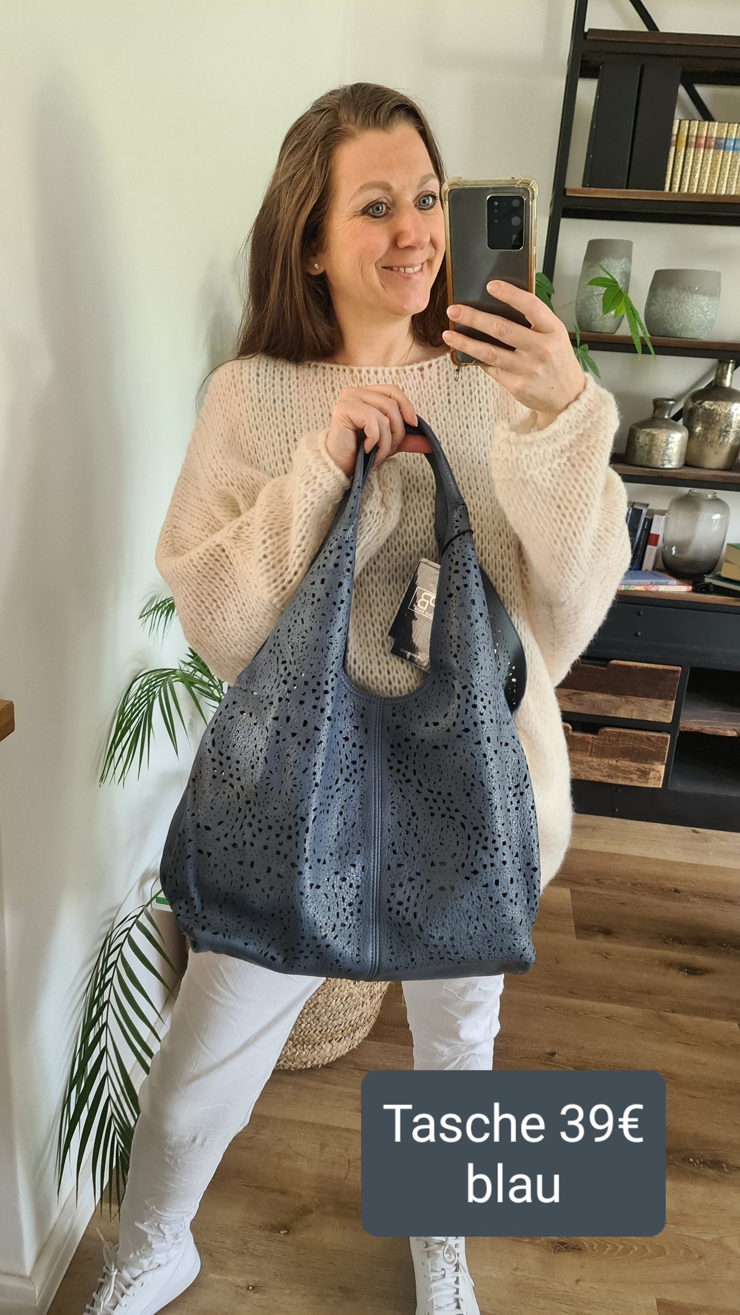 Tasche Loch Musster blau