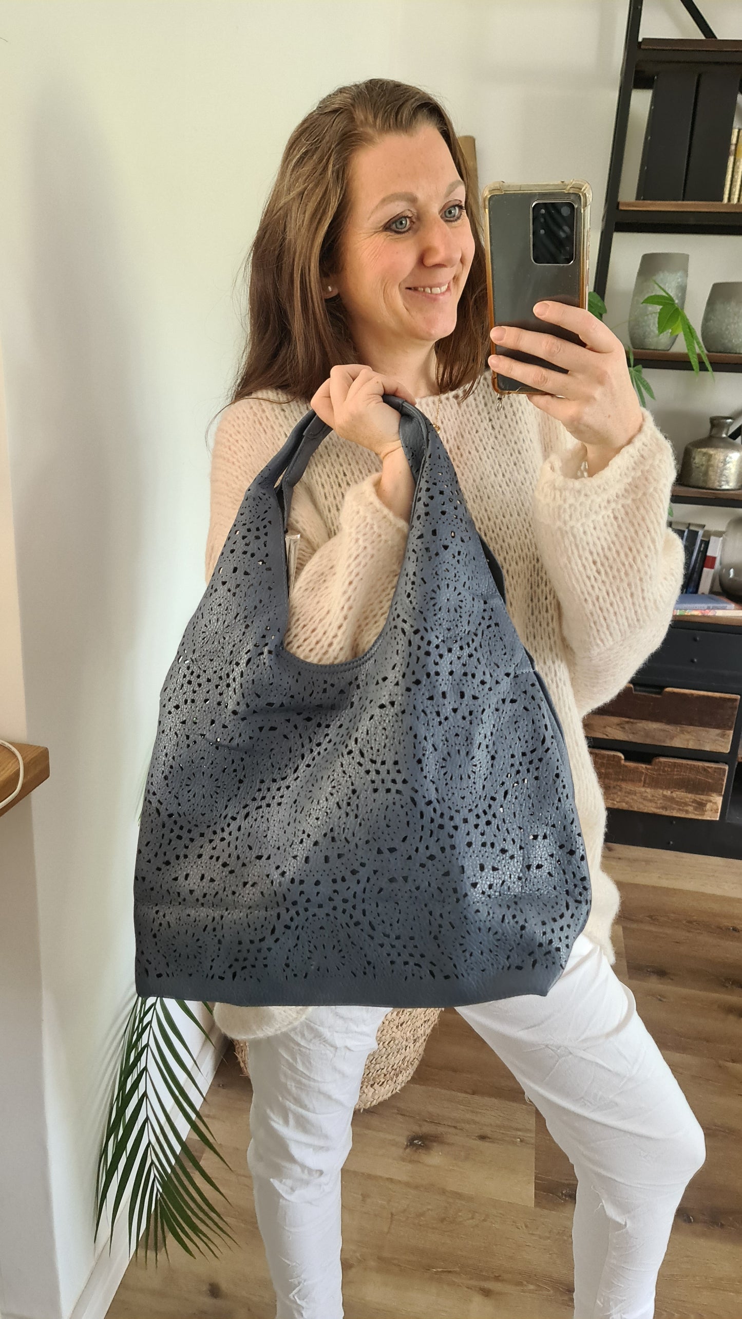 Tasche Loch Musster blau
