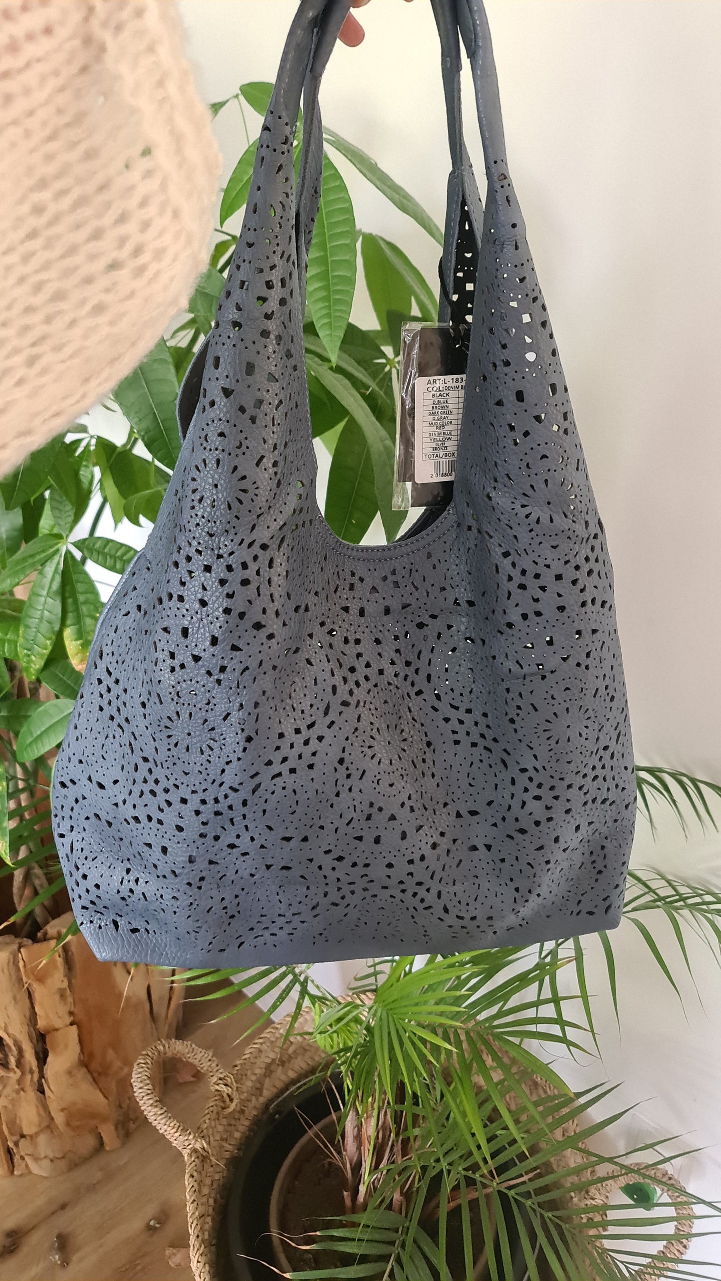 Tasche Loch Musster blau