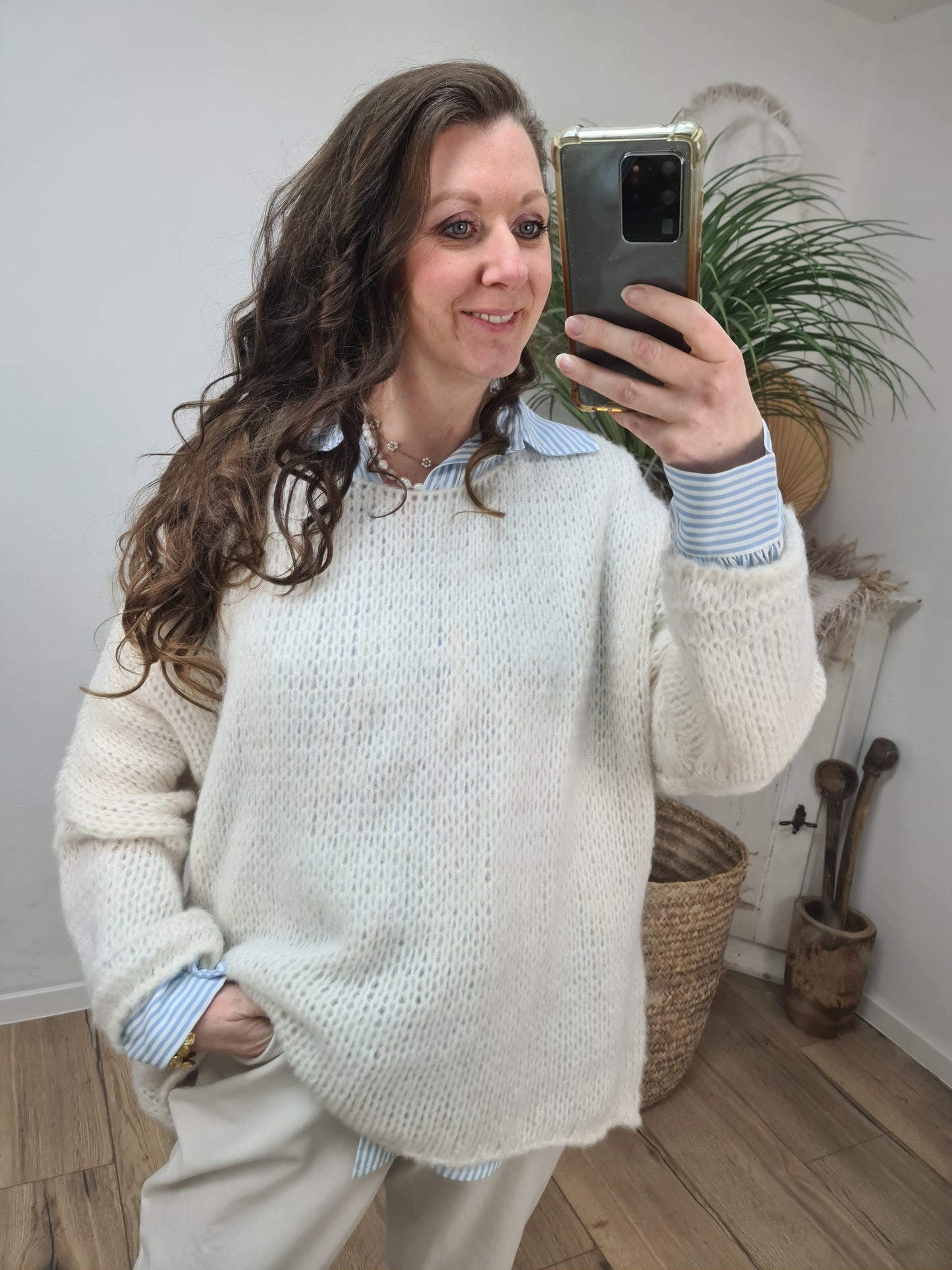 Pulli Christina beige
