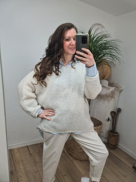 Pulli Christina beige