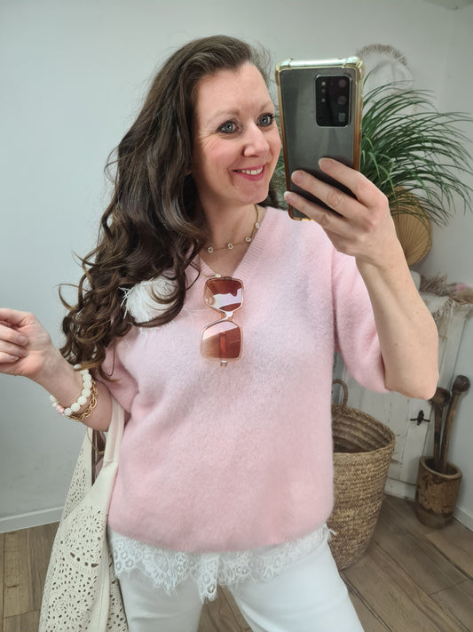 Pulli zart rosa