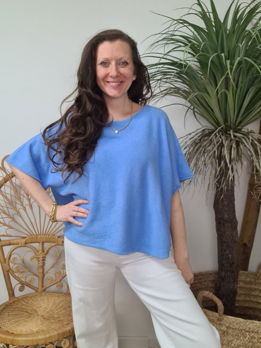 Pulli blau mega weich