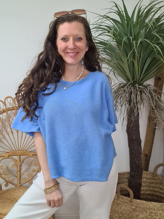 Pulli blau mega weich