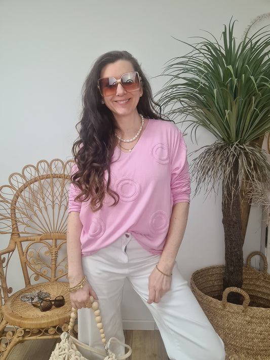 Feinstrick Pulli Kringel