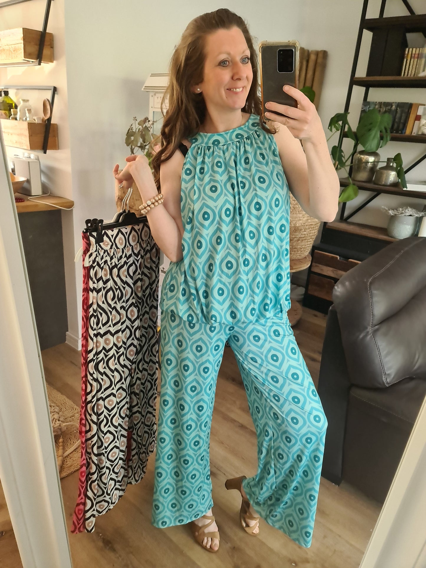 Bluse Türkis