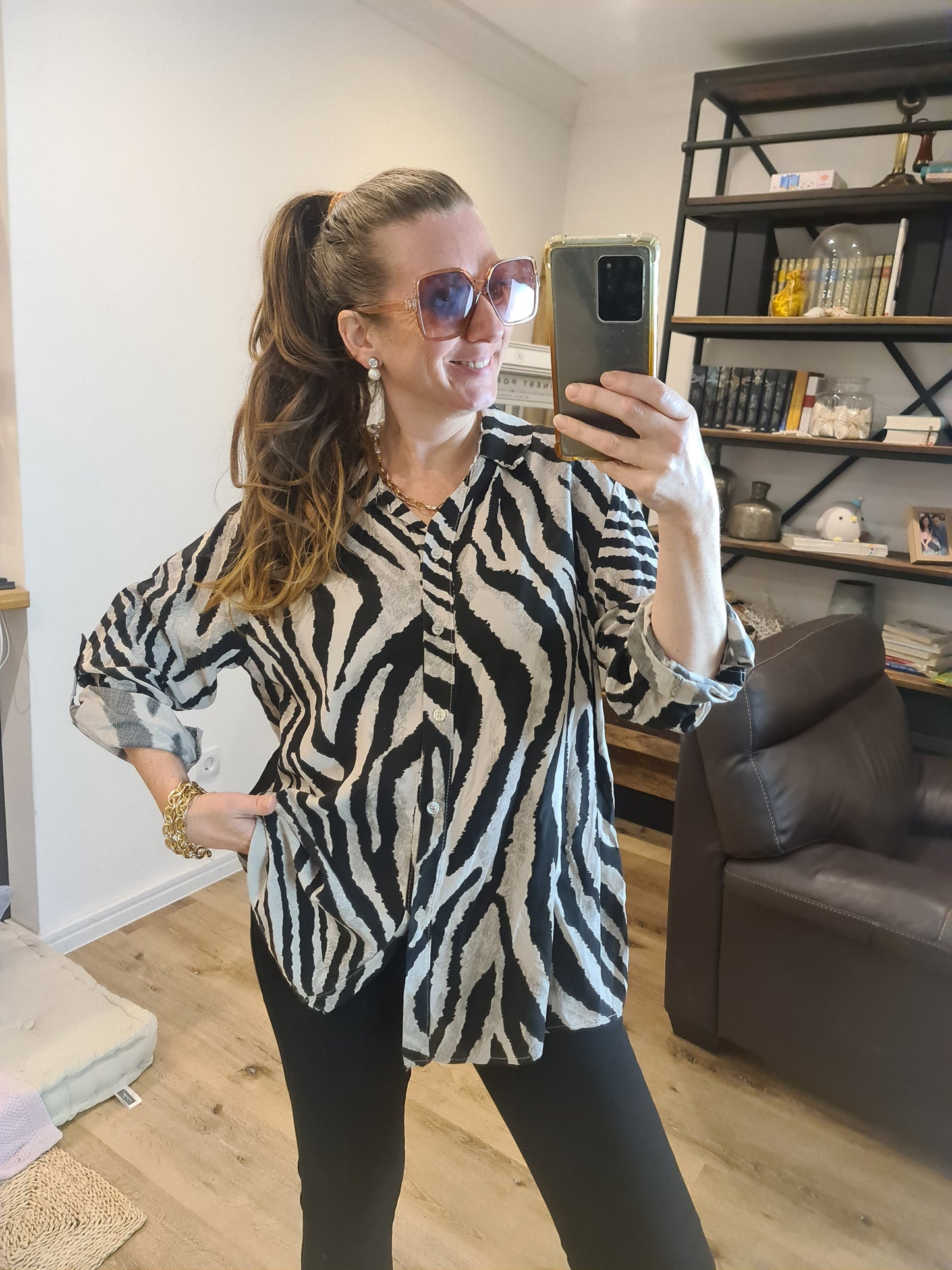 Bluse Zebra