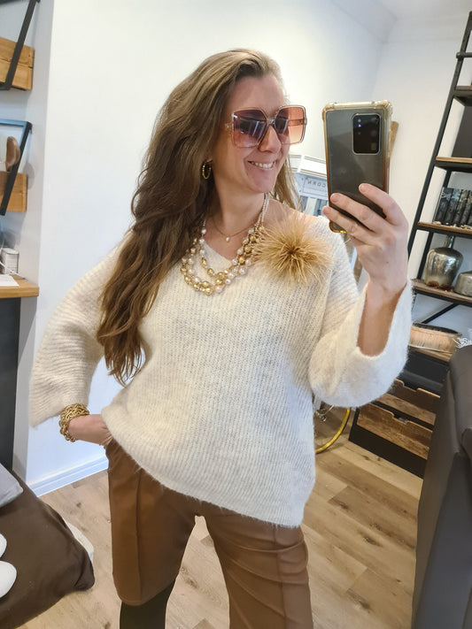 Pulli beige