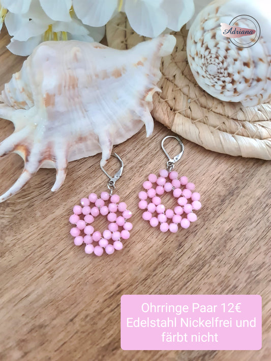 Ohrringe Pink