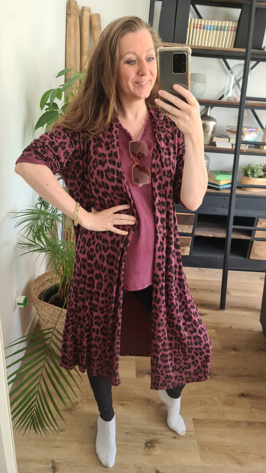 Feinstrick Leo Bordeaux