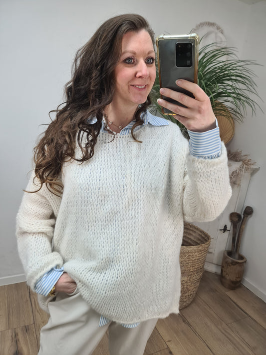 Pulli Christina beige