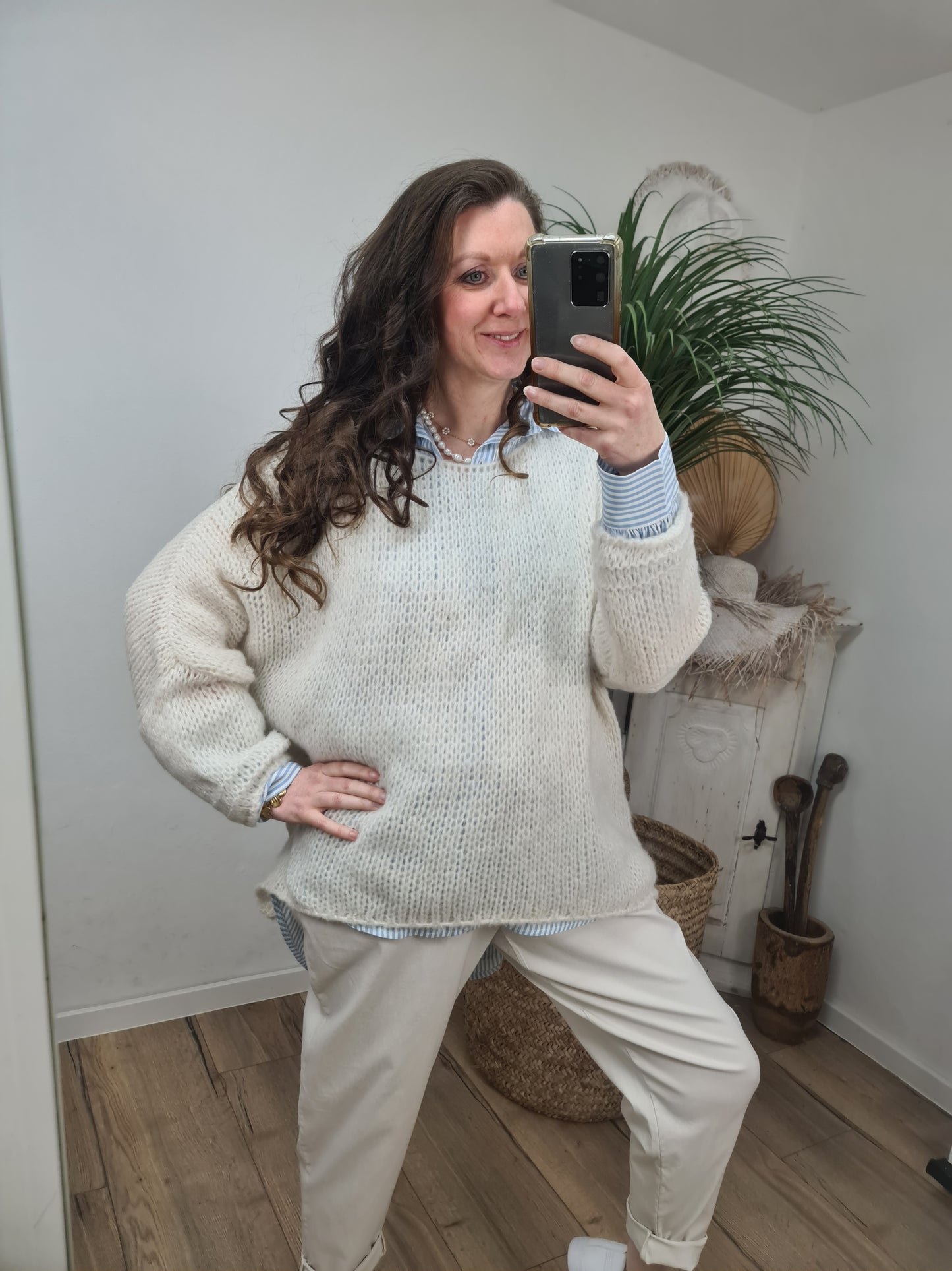 Pulli Christina beige