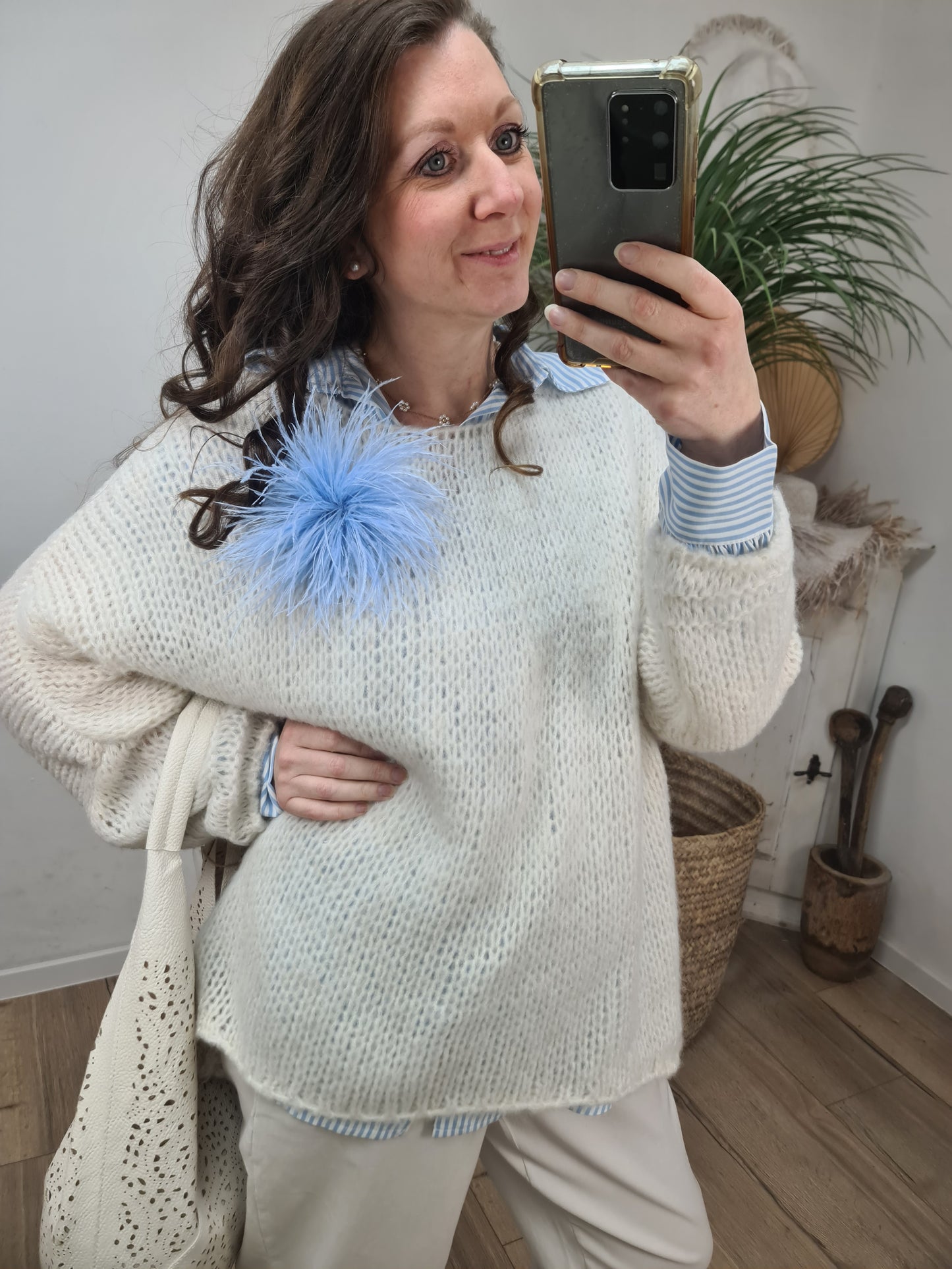 Pulli Christina beige