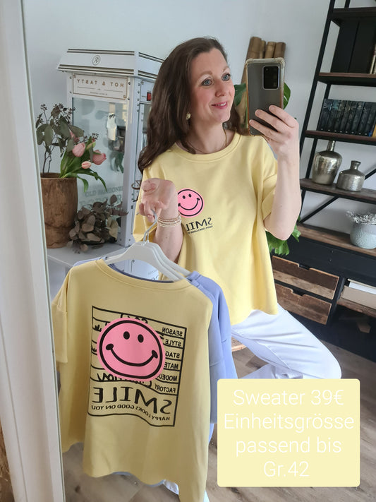 Sweater gelb 🙂smile