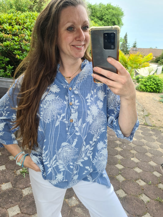 Bluse blau