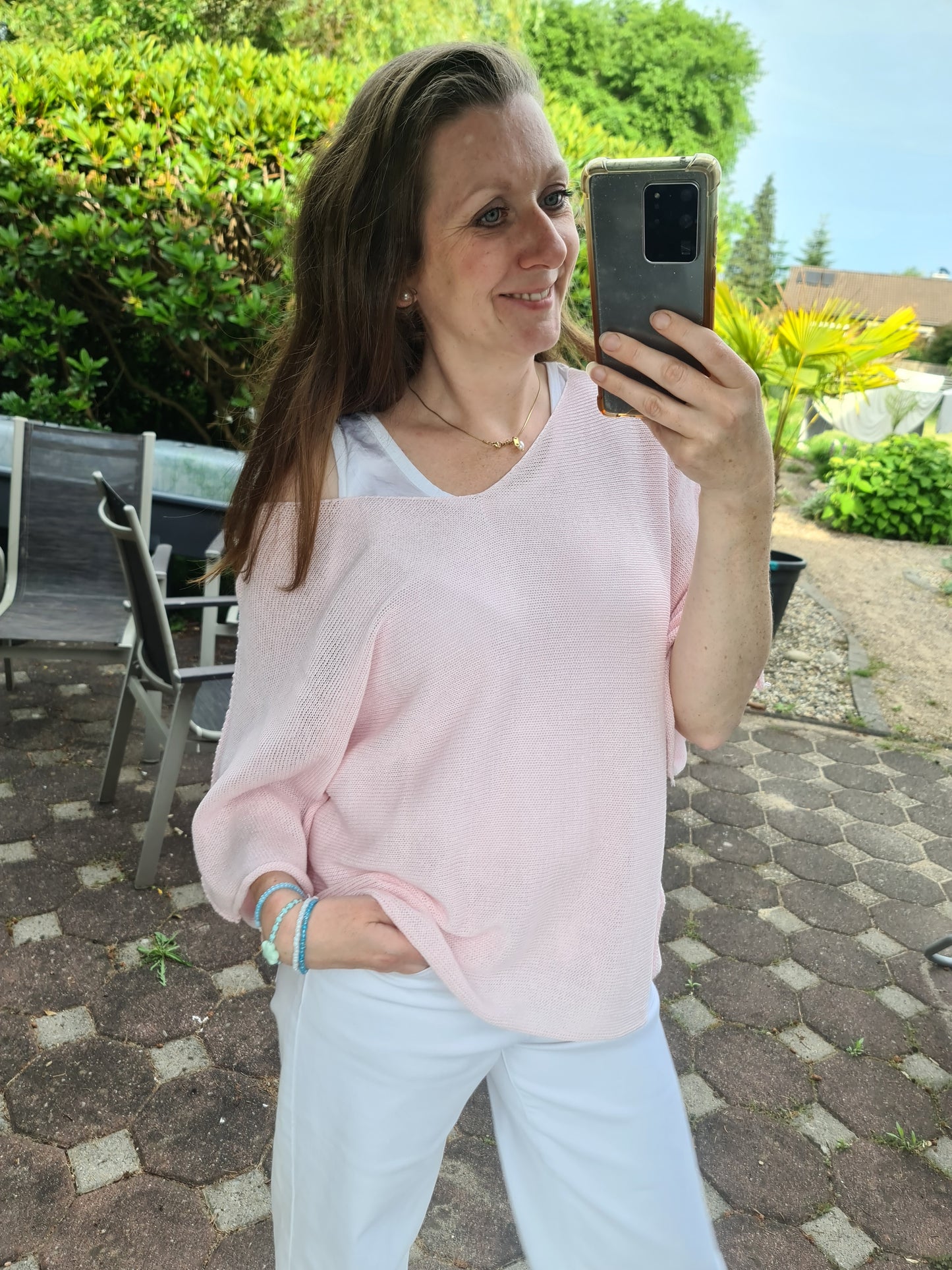 Feinstrick zart rosa