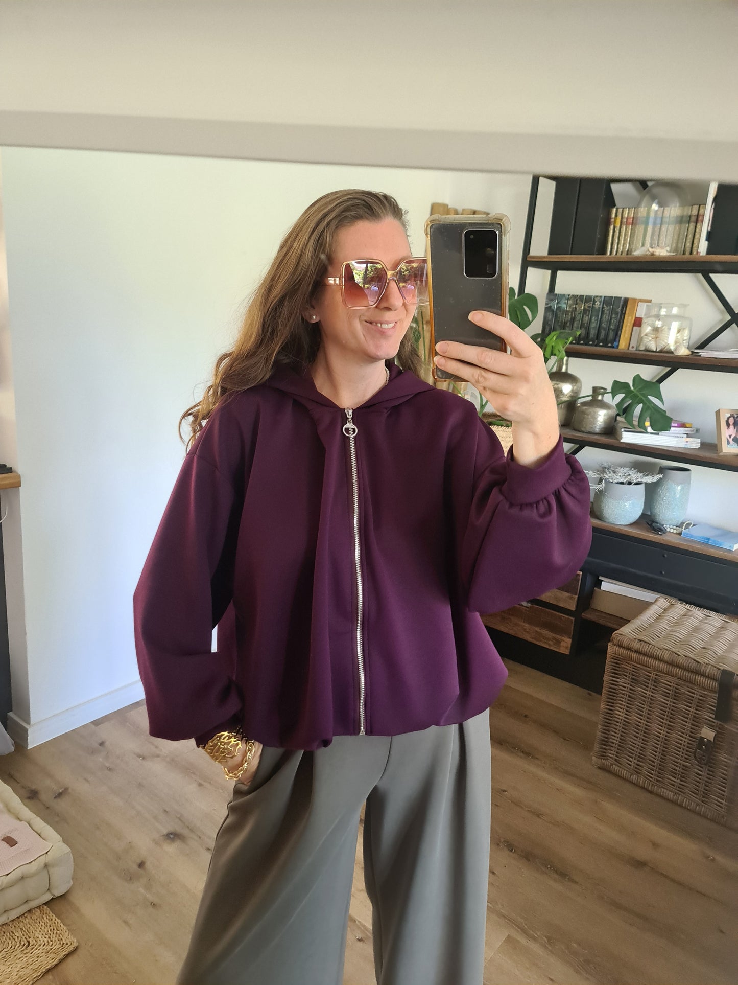 Jacke Brombeere