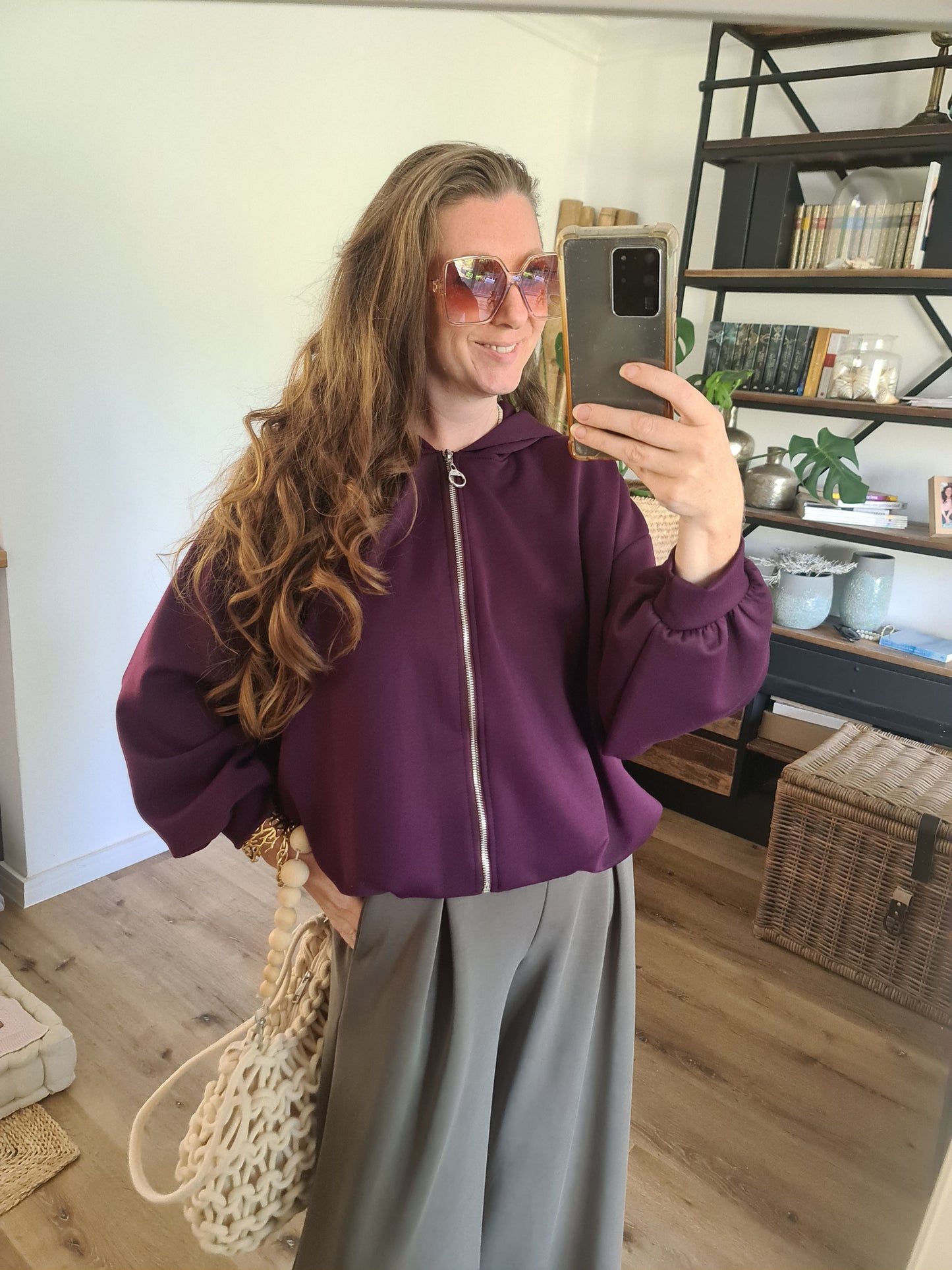 Jacke Brombeere